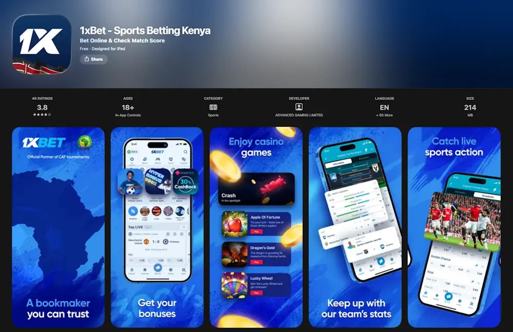 1xBet App App Store Screenshot